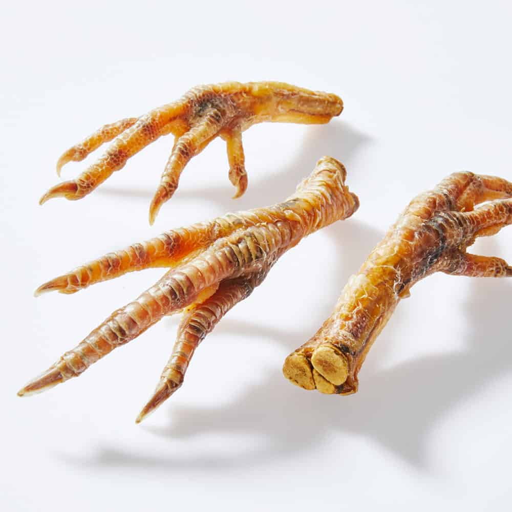 are smoked chicken feet safe for dogs
